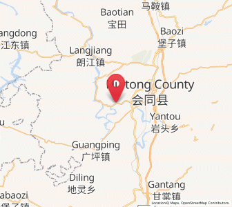 Map of Lincheng, Hunan