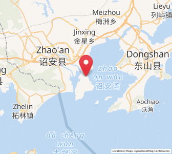 Map of Lincuo, Fujian