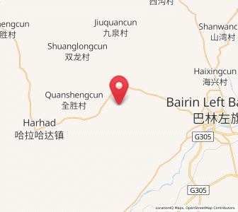 Map of Lindong, Inner Mongolia