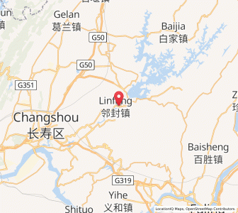 Map of Linfeng, Chongqing