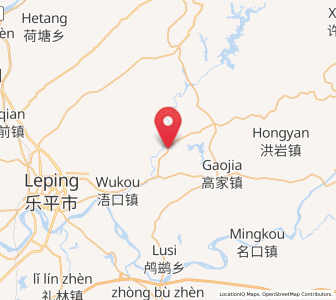 Map of Lingang, Jiangxi