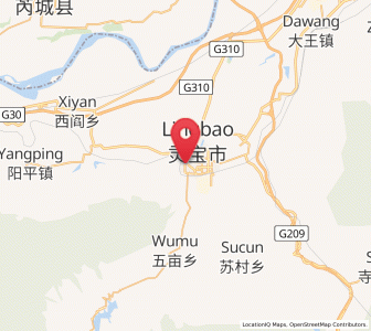 Map of Lingbao Chengguanzhen, Henan