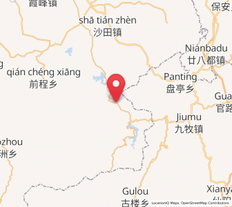 Map of Lingdi, Jiangxi