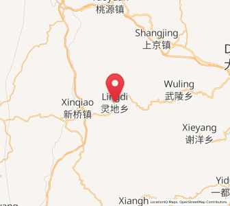 Map of Lingdi, Fujian