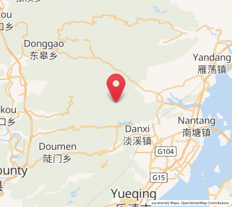 Map of Lingdi, Zhejiang