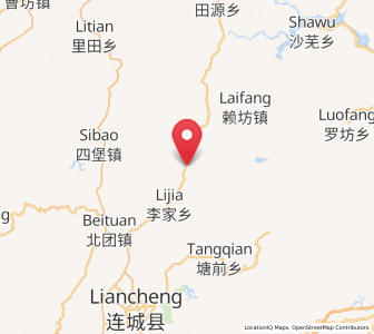 Map of Lingdi, Fujian