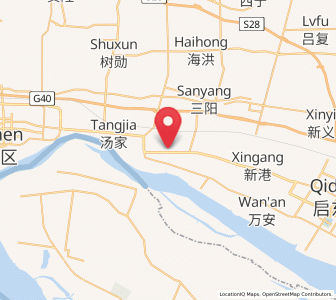 Map of Lingdian, Jiangsu