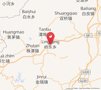 Map of Lingdong, Jiangxi