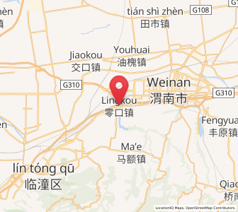 Map of Lingkou, Shaanxi