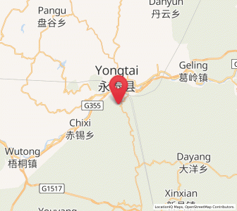 Map of Linglu, Fujian