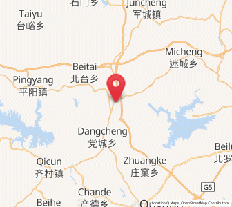 Map of Lingshan, Hebei