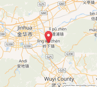 Map of Lingxia, Zhejiang