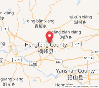Map of Lingyang, Jiangxi