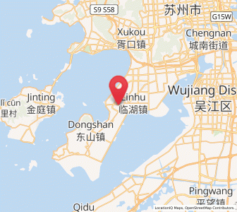Map of Linhu, Jiangsu