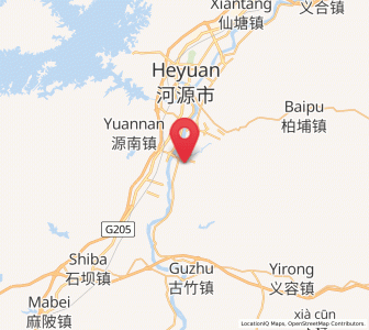 Map of Linjiang, Guangdong