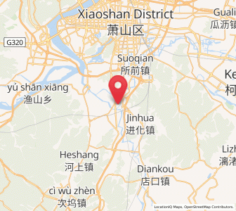 Map of Linpu, Zhejiang
