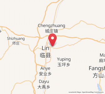 Map of Linquan, Shanxi