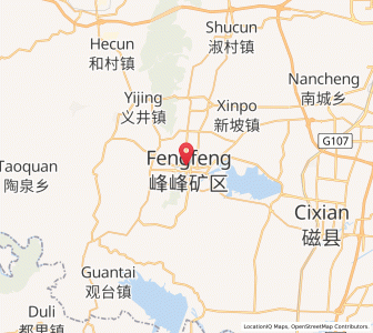 Map of Linshui, Hebei