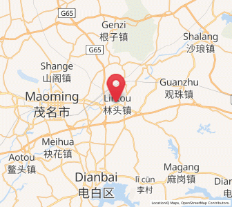 Map of Lintou, Guangdong
