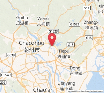 Map of Linxi, Guangdong