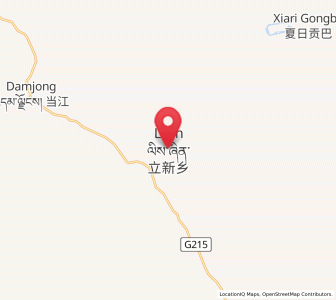 Map of Linxin, Qinghai