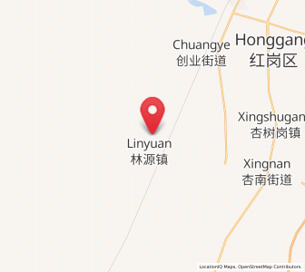 Map of Linyuan, Heilongjiang