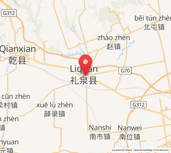 Map of Liquan Chengguanzhen, Shaanxi