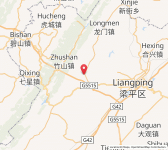 Map of Lirang, Chongqing