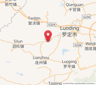 Map of Lishao, Guangdong