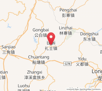 Map of Lishi, Guangdong