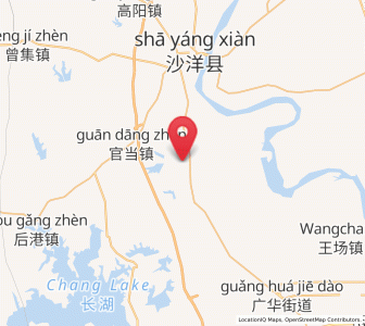 Map of Lishi, Hubei