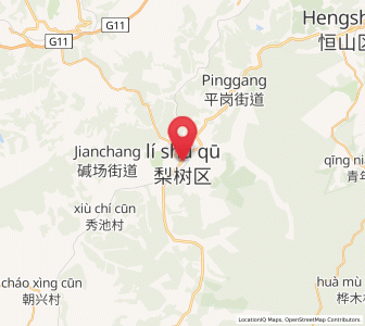 Map of Lishu, Heilongjiang