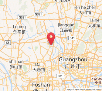 Map of Lishui, Guangdong