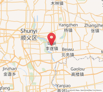 Map of Lisui, Beijing