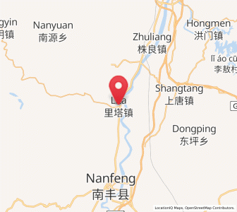 Map of Lita, Jiangxi
