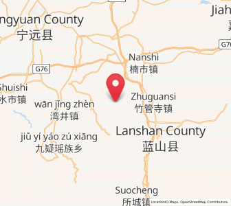 Map of Litou, Hunan
