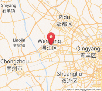 Map of Liucheng, Sichuan
