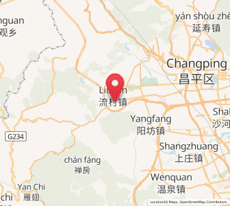 Map of Liucun, Beijing