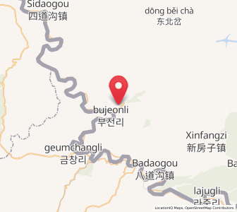 Map of Liudaogou, Jilin