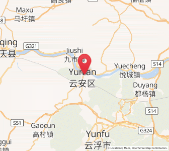Map of Liudu, Guangdong