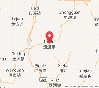 Map of Liudu, Guizhou