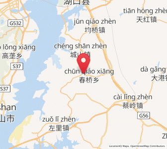 Map of Liufang, Jiangxi
