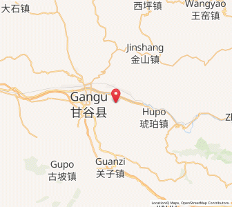 Map of Liufeng, Gansu