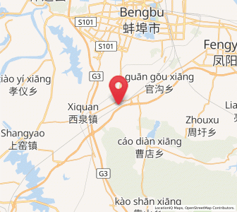 Map of Liufu, Anhui