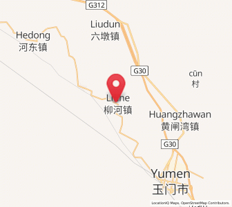 Map of Liuhe, Gansu