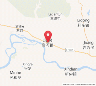 Map of Liuhe, Heilongjiang