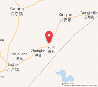 Map of Liuhe, Inner Mongolia