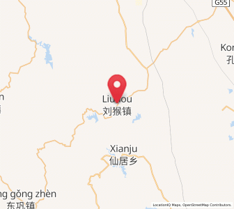 Map of Liuhou, Hubei