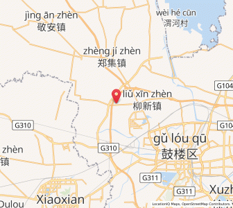 Map of Liuji, Jiangsu
