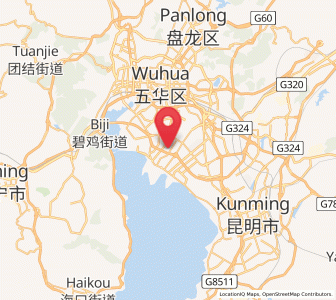 Map of Liujia, Yunnan